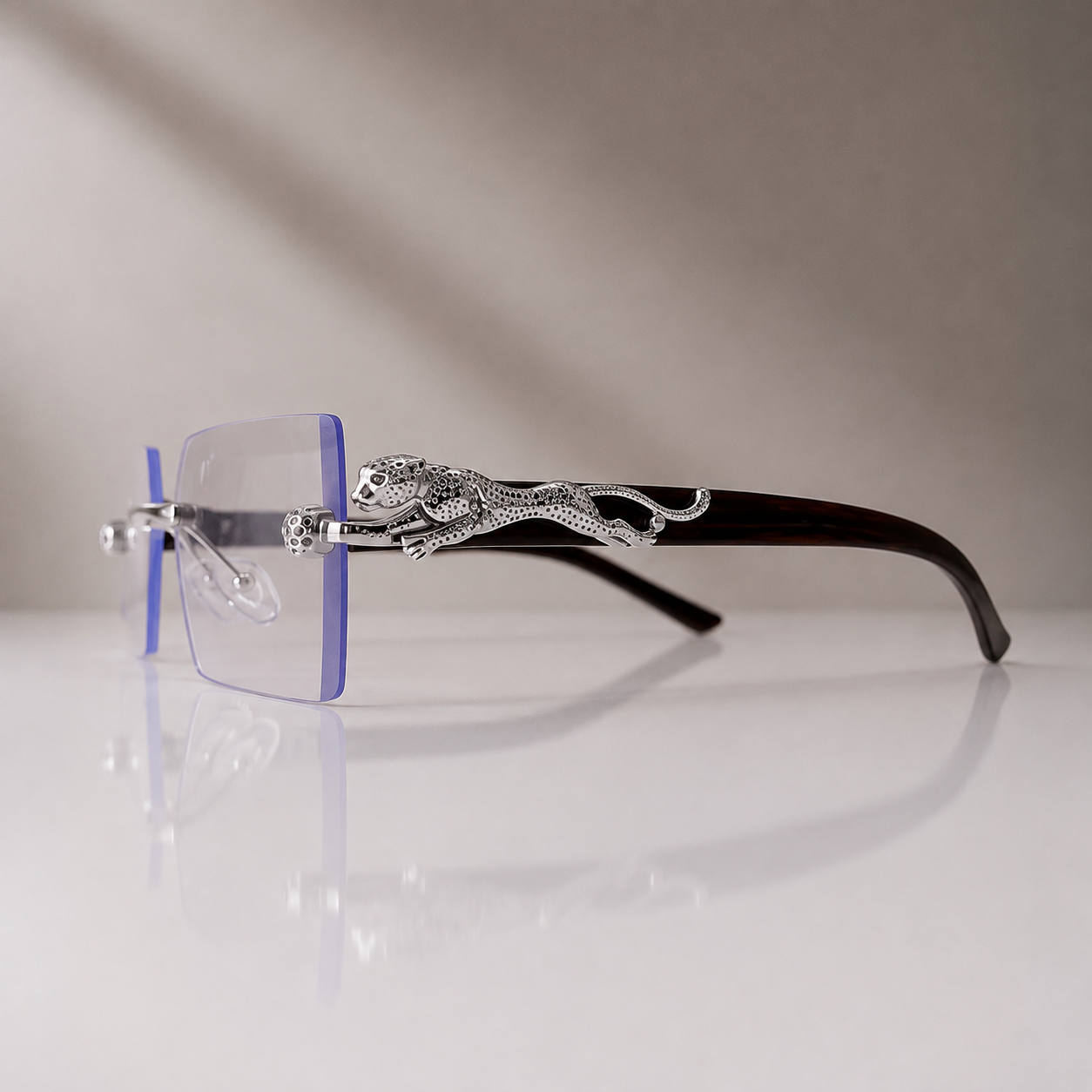 Photochromic Rimless Glasses