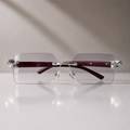 Photochromic Rimless Glasses